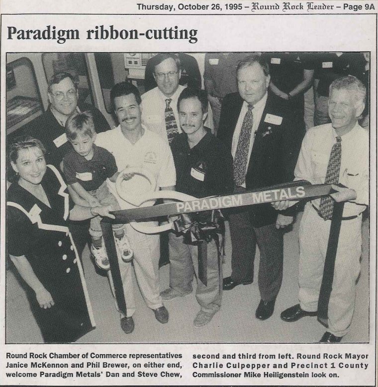 Paradigm relocates to a 30,000 sq. ft. facility in Round Rock